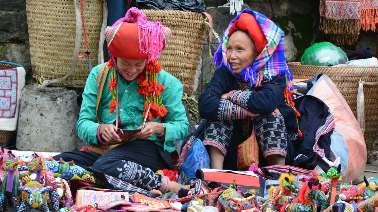 Hill tribe markets around Sapa
