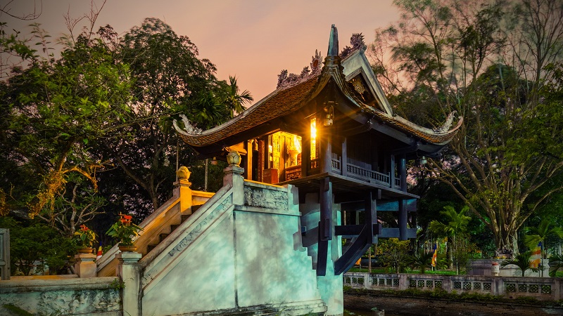 La pagode au pilier unique