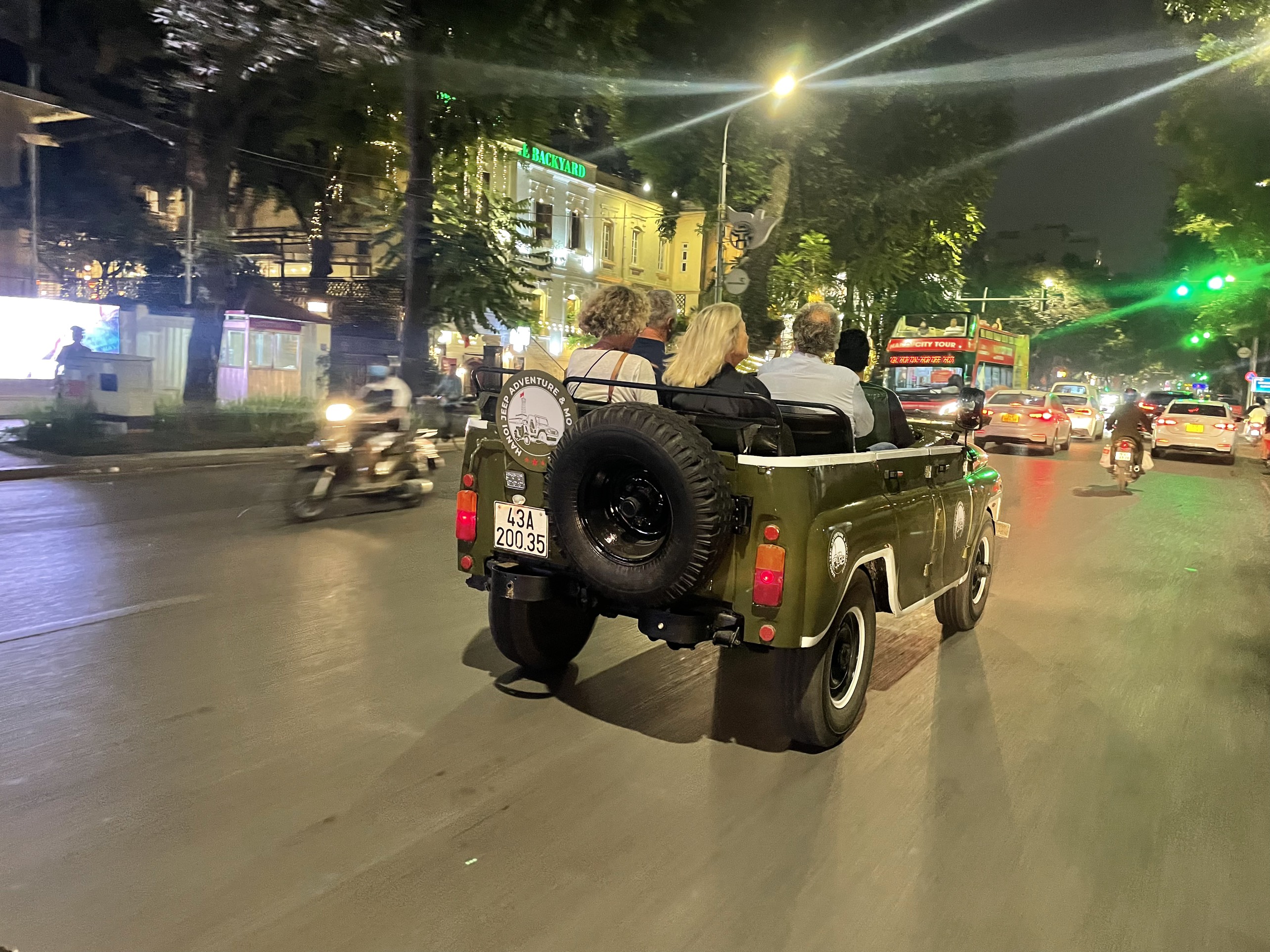 Hanoi By Night Jeep Street Food Tour - Backroads - Night Live - Train Street