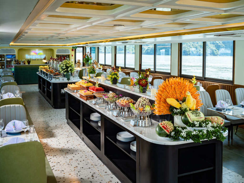 Ha Long bay-Lan Ha bay day tour on 5 star Tropical Cruise